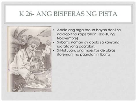 noli me tangere kabanata 26 aral|Noli Me Tangere Kabanata 26: Bisperas ng Pista (Buod at Aral).
